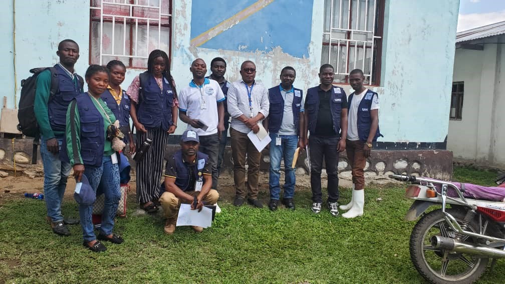 Les civilités auprès du Medecin chef de zone de santé de mutwanga pour une activité d'evaluation multisecorielle à kasindi-lubiri